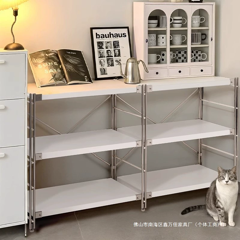 Простая напольная стойка для хранения, комбинированный низкий шкаф для хранения, шкаф для хранения в гостиной, стеллаж для хранения, книжный шкаф, многослойный дисплей с оптической осью