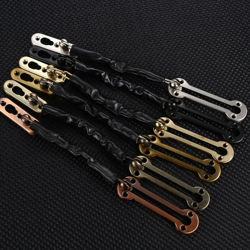 Factory direct supply of anti-theft chain stainless steel hotel hotel anti-theft chain thickened door entry door door bolt latch