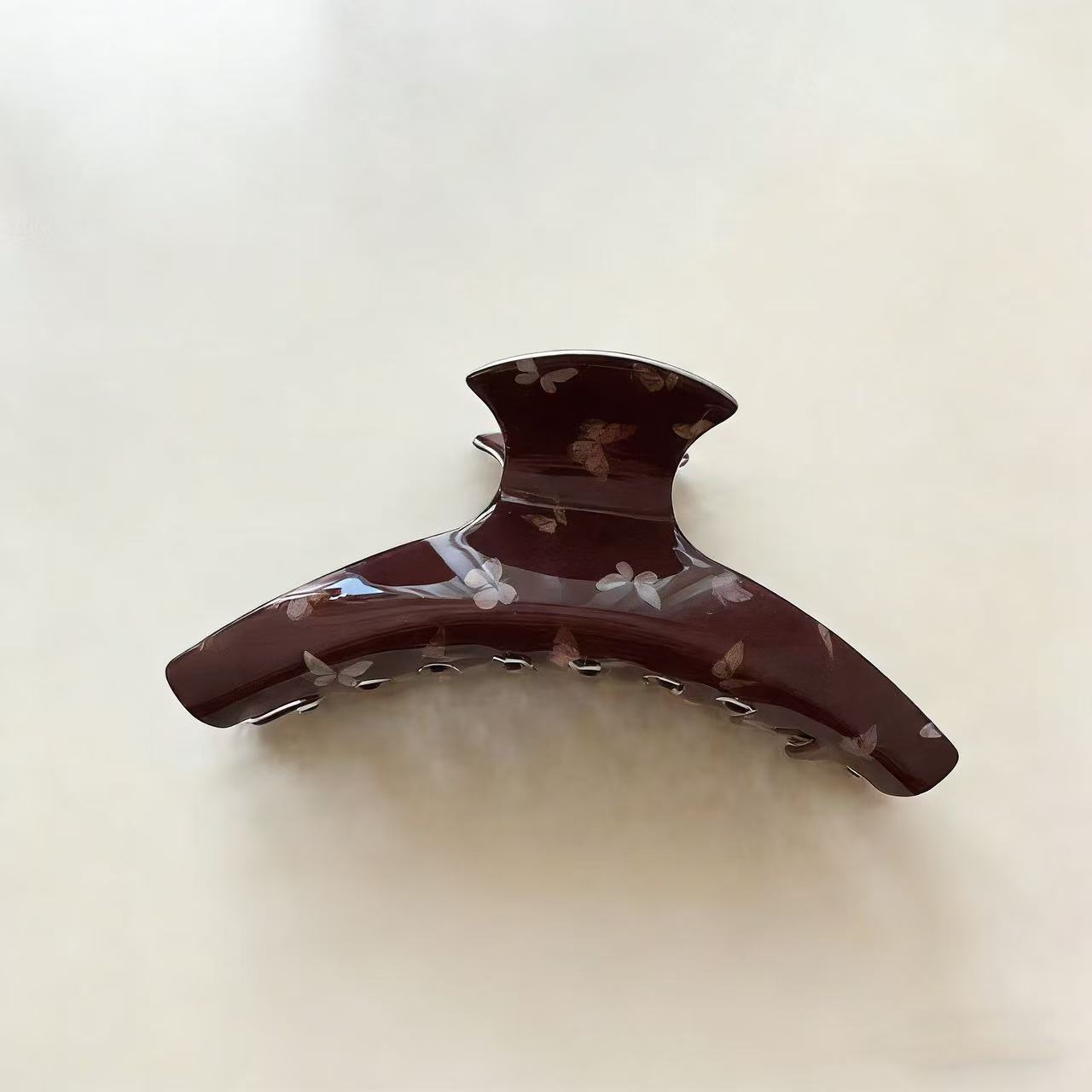 5146 premium shark clip - coffee butterfly arc