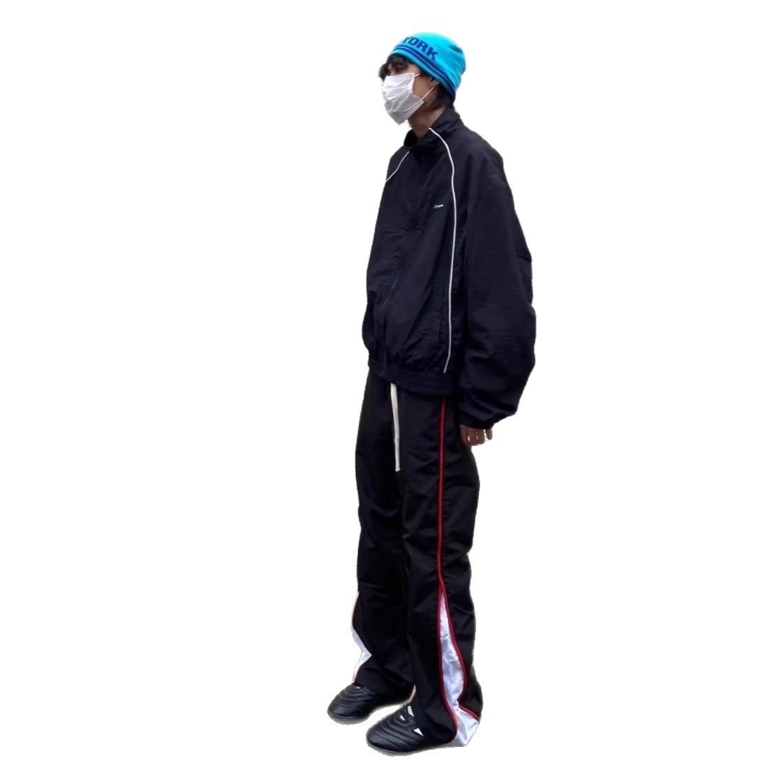 Herren-Cargohose mit Farbblock-Design, Jogginghose mit geradem Bein für Outdoor-Aktivitäten, Fitnessstudio und Freizeit, bequeme Passform_voghion.com