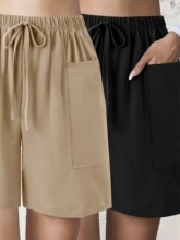 K 13767 Loose Linen Summer Shorts Pants ��������̿� �羳��