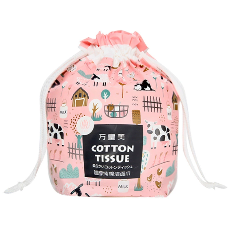 Молочистые салфетки для очищения (жемчужные) Утолщённые салфетки из растительных волокон, 80 шт, сухое и влажное 사용
