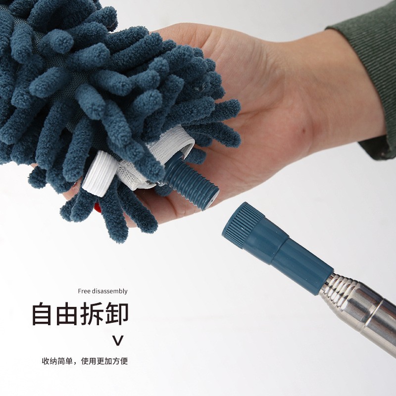 シェニールダストダスター、7段伸縮式、家庭用・車用、伸縮式ダストダスター、静電気クリーニングダスター、メーカー卸売