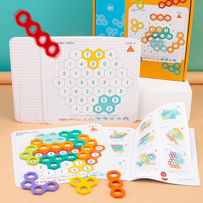 Wooden Toys Variety Puzzle Logical Thinking Exercise Digital Cognitive Education Enlightenment Intelligence Children's Early Education Games