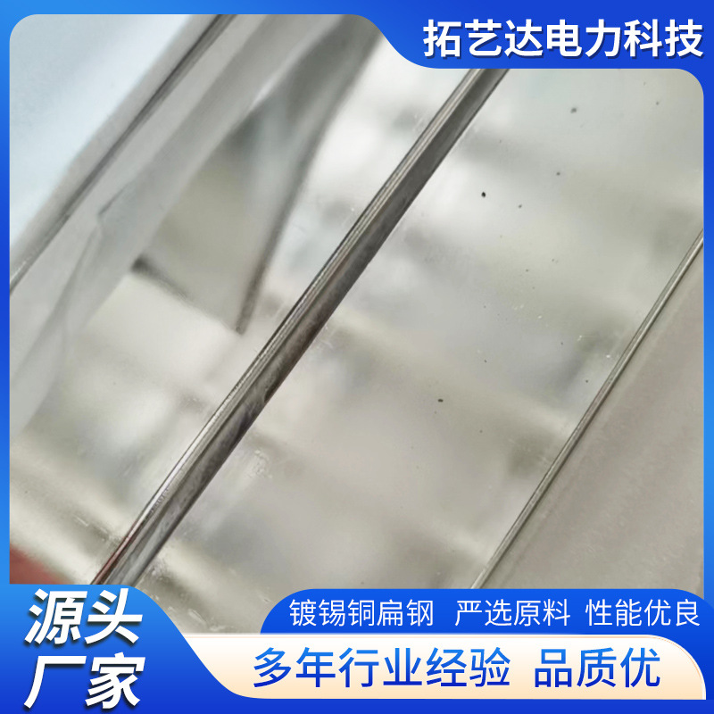 厂家直供镀锡铜扁钢镀锡扁钢镀锡镀铜扁钢济南专用50*5防雷接地