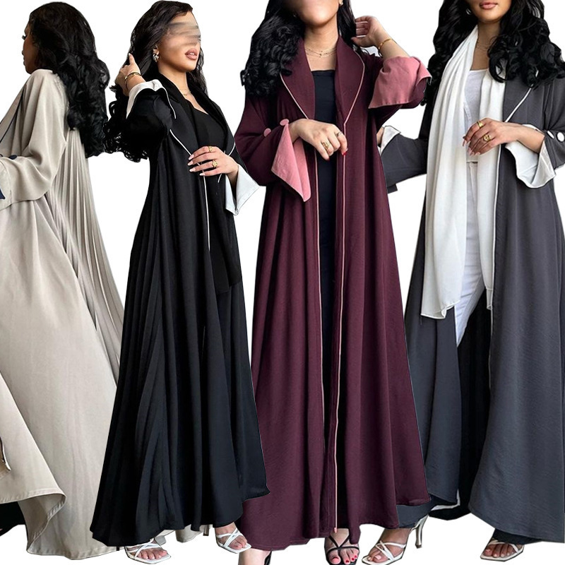 Ln081 2026 New Style Women's Loose Long-Sleeved Cardigan Robe, Simple and Versatile Long Slimming Coat Ln081 2026 New Style Women's Loose Long-Sleeved Cardigan Robe, Simple and Versatile Long Slimming Coat