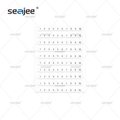 seajee/希捷端子标记号DEK5/6 号码牌 空白标记条特殊字打印 10位