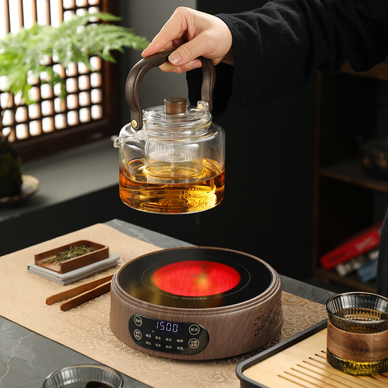 Tango Manufacturer Electric Ceramic Stove Tea Stove 1500W Mini Small Household Glass Pot Tea Maker Gift Tea Making Tea