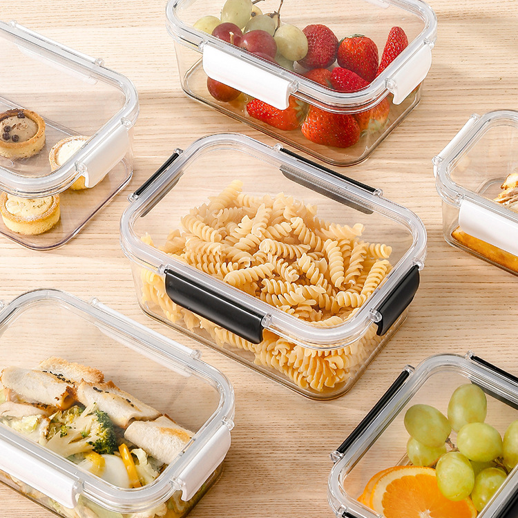 Contenedor de Alimentos Hermético de Plástico PET para Refrigerador