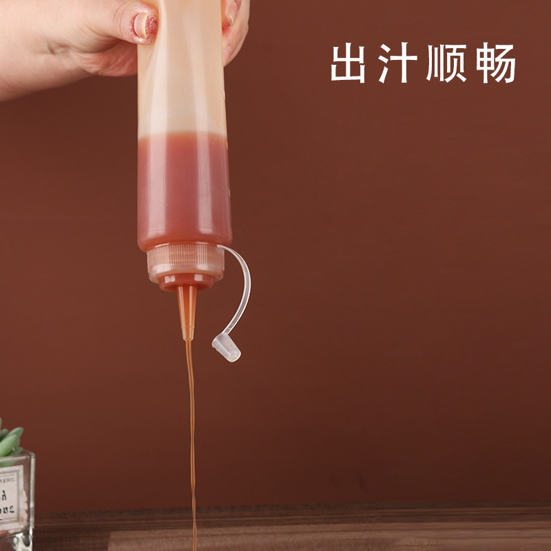 批发加厚尖嘴挤酱瓶番茄酱瓶沙拉挤酱瓶塑料挤压式调料瓶家用油壶|undefined