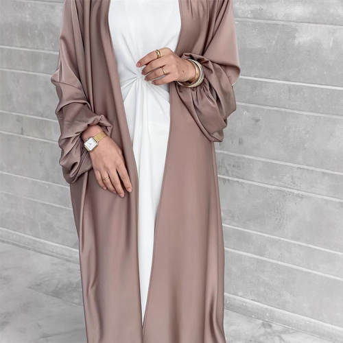 Loriya bubble sleeve open top, summer colorful elegant long dress LR507
