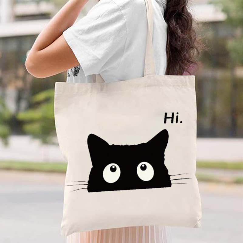 letras inglesas canciones impresión bolsas de lona bolsas de hombro bolsas plegables bolsas de mano bolsas de compras Amazon explosión comercio exterior