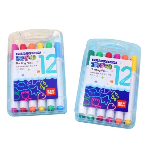 Children's magic water floating pen wholesale floating pen large capacity erasable color watercolor brush floating whiteboard pen