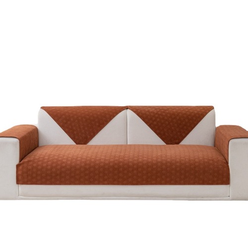 雪尼尔沙发垫立体提花纯色沙发巾四季通用垫子现代简约防滑沙发巾