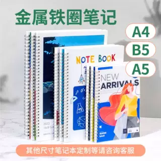 线圈笔记本定制活页本可拆卸可logo内页来图定做自定义印刷登记本