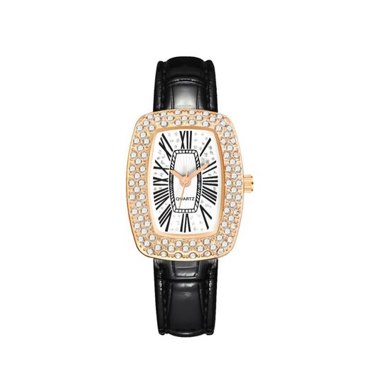 Live Streaming Small Green Watch Women's Watch Women's Niche Pigeon Egg Online Celebrous TikTok Quick Hand Rhinestone Gipsophila Women's Watch