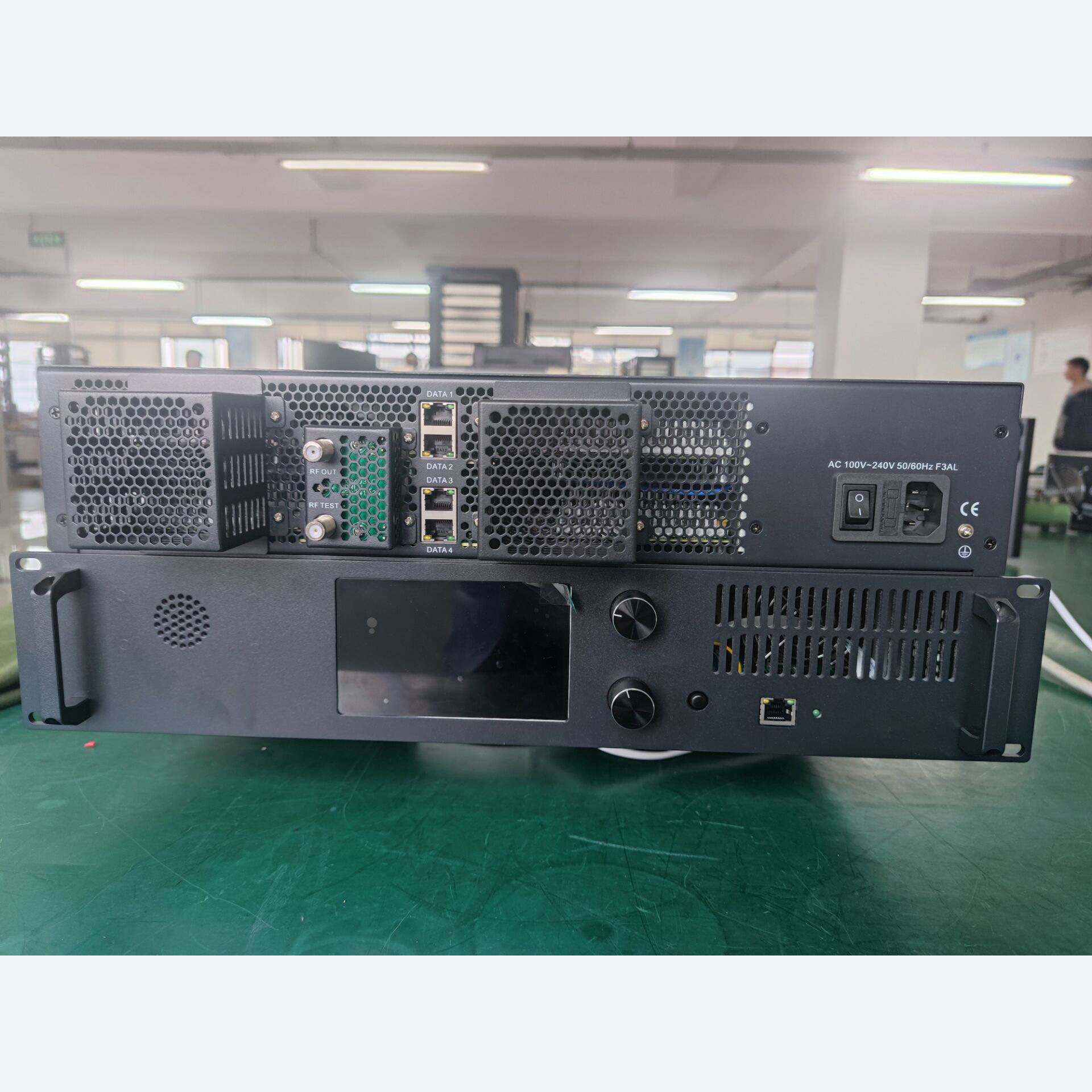 64路实物图（前面板 后面版）