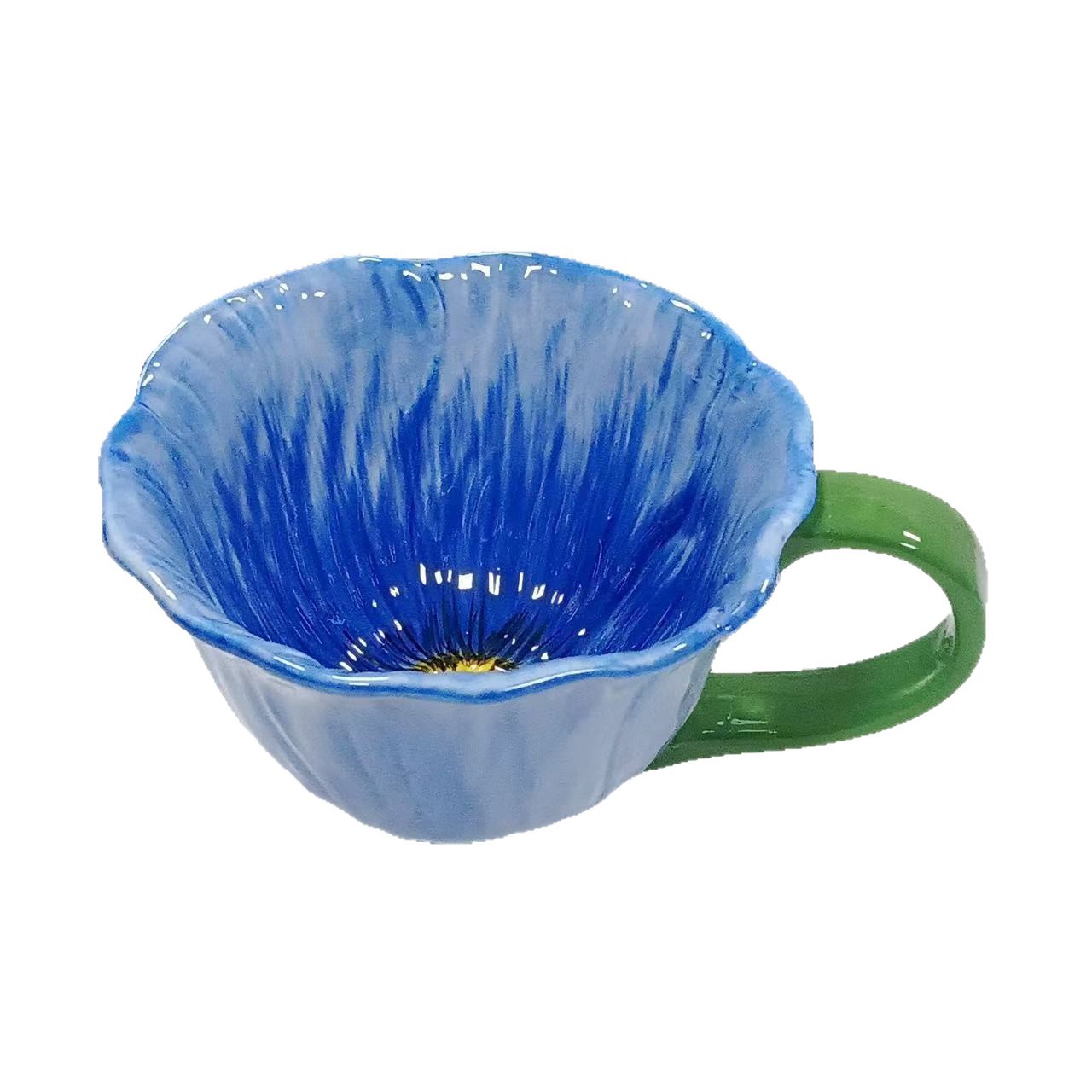 Yumei flores de cerámica taza de café plato creativo de alto valor familiar taza de leche de desayuno de oficina menú de la tarde