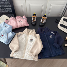 儿童棉服男童外套女童加厚校服神器内搭保暖轻薄保暖休闲上衣童装