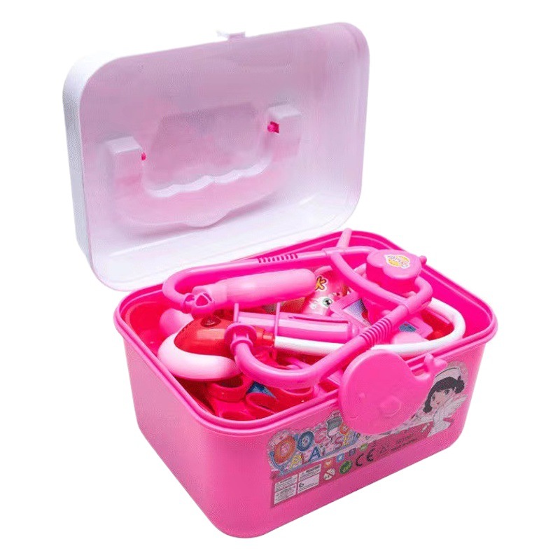 Children's play house small doctor stethoscope suit boy and girl nurse play injection tool medical kit toy