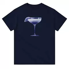 Juice Glass Pattern American Simple Casual Tangram Outfit Versatile Cotton Loose Direct Injection Short Sleeve T-Shirt