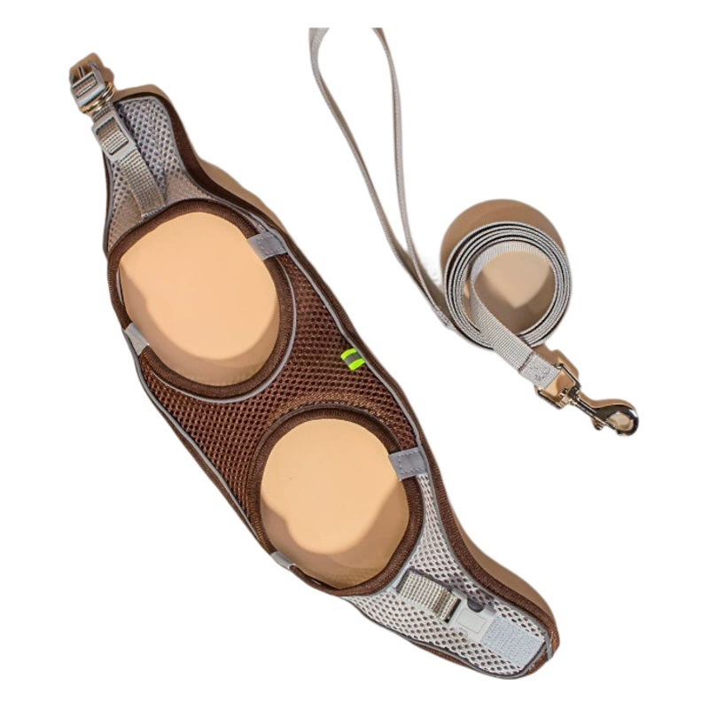 Товары для домашних животных дышащая Грудь Спина кошка Тяговая Веревка Собака светоотражающий нагрудный ремень декоративный ошейник для домашних животных оптом