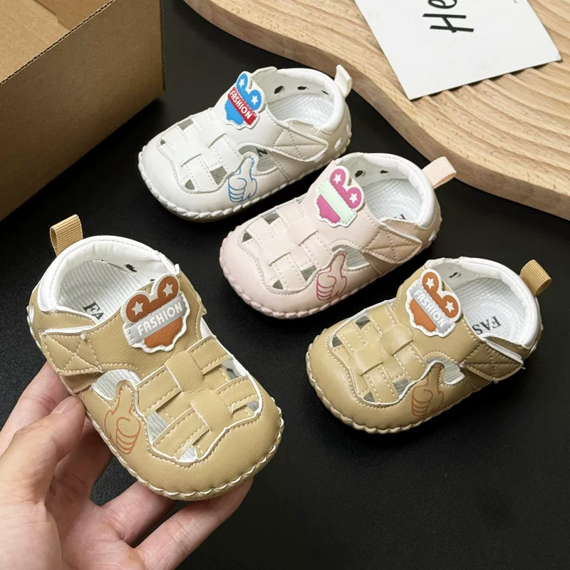 Children's sandals, summer footwear for early age, shoes, 0-2 years, 6-12 month, soft sole