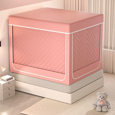 2025 новая теплая противомоскитная сетка для зимней молнии шлифовальные хлопчатобумажные шторы для домашней спальни