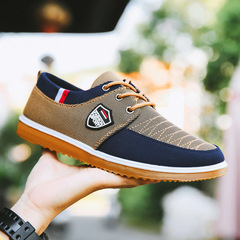 New Old Beijing Cloth Shoes for Men, Versatile Work Shoes, Casual Platform Shoes, Korean Style Men's Casual Canvas Shoes, Wholesale Cross-border