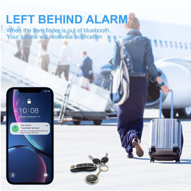 平替airtag真皮防丢器FindMy全球定位器钥匙扣包包宠物追踪器|undefined