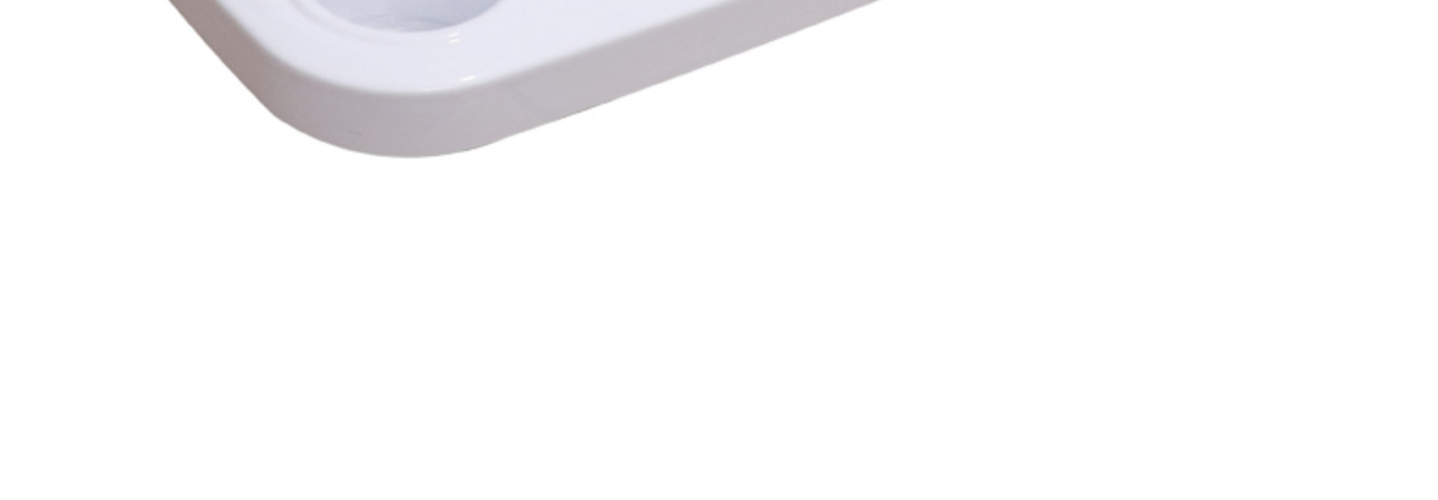 RV Table Board Yacht ABS Plastic Lift Table White Table Board with Cup Slot Removable Anti-aging Anti-UV