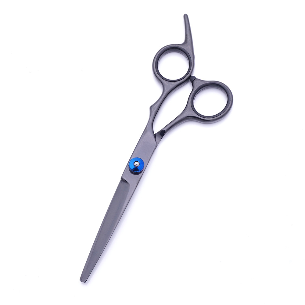 Tijeras de acero inoxidable para mascotas al por mayor de fábrica, tijeras curvas de color de 7 pulgadas, tijeras finas, juego de tijeras de reparación para mascotas