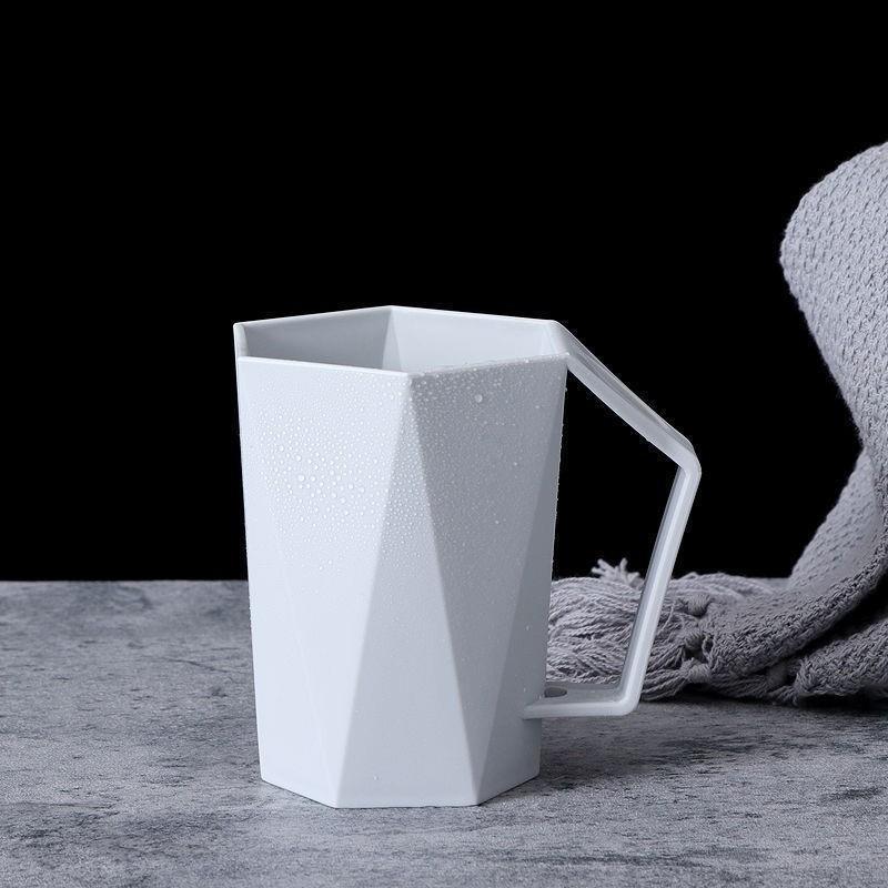 Diamantförmiger Zahnputzbecher Für Das Badezimmer_voghion.com