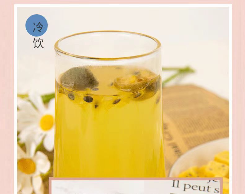 Freeze-Dried Passion Fruit Tea 500g Guangxi Dried Fruit Tea Ingredients for Hot or Iced Brewing in use