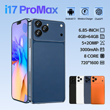 跨境i17 ProMax智能手机7.3英寸4+64G安卓智能手机工厂价TK可代发