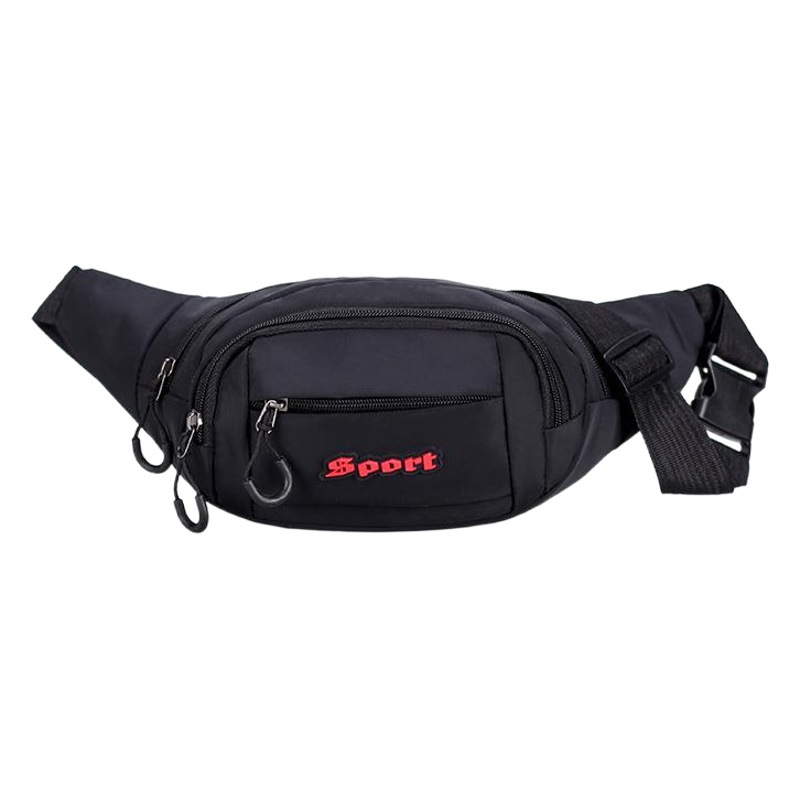 Thickened Oxford Cloth Waist Bag for Men and Women, Large Capacity, Casual and Fashionable, Running Sports Shoulder Bag, Travel Crossbody Bag