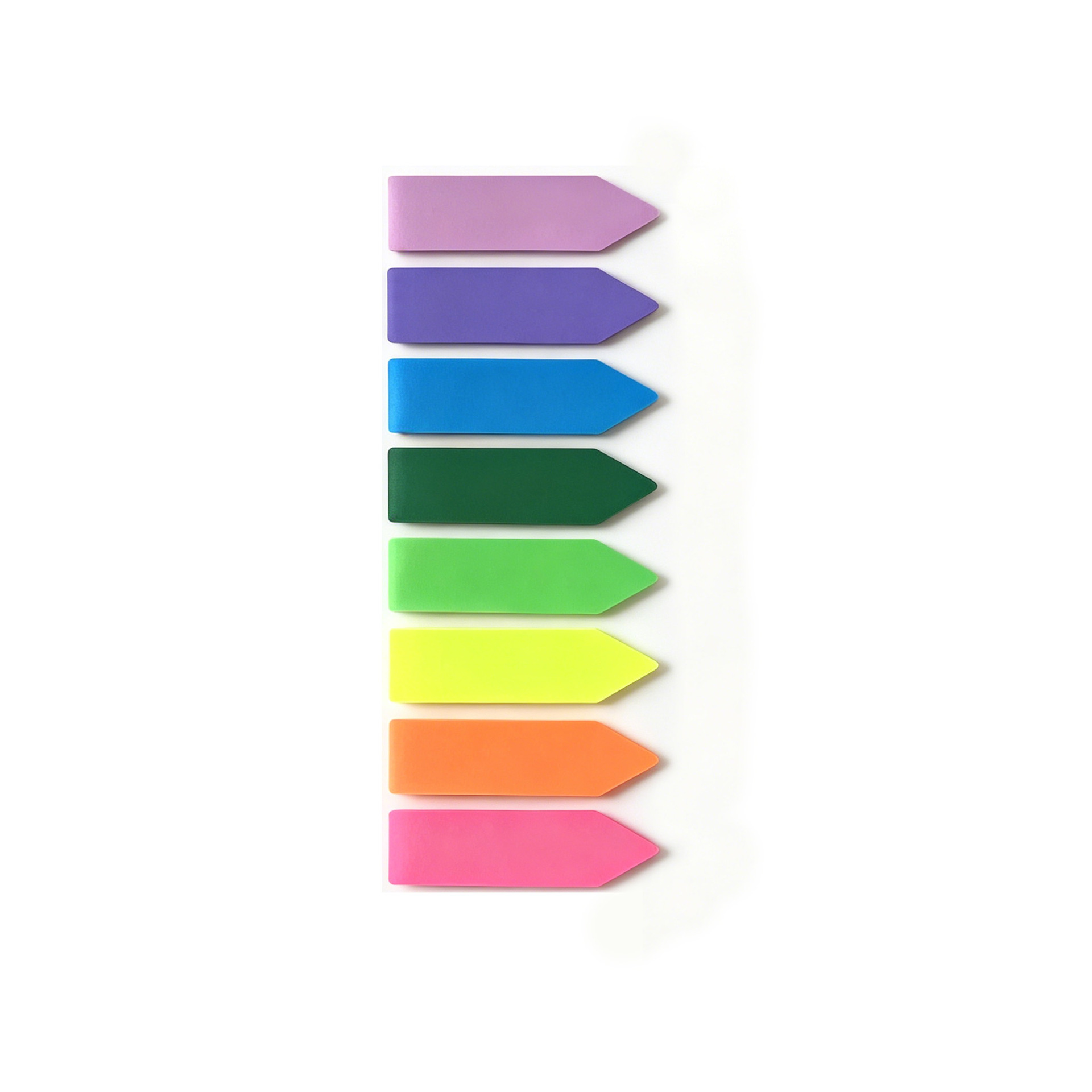 Notas adhesivas transparentes extraíbles de 10 colores, notas adhesivas impermeables para estudiantes, pegatinas de índice de colores Morandi de secado rápido, impermeables y de secado rápido