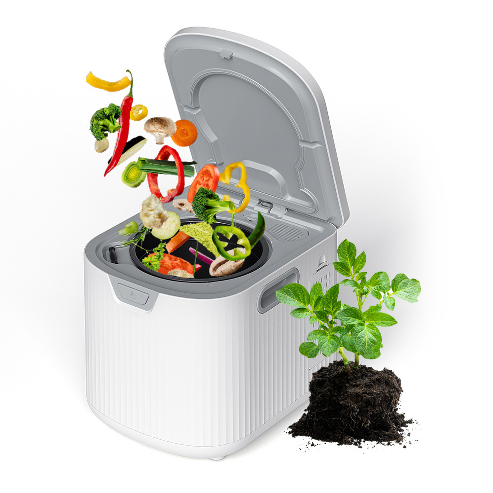 Amazon's Best-Selling Smart Kitchen Waste Disposer Double Carbon Box Odorless Low Noise Food Electric Composter