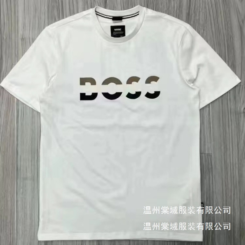 ヨーロッパとアメリカのトレンディなファッションプリント半袖Tシャツメンズトレンディなブランド夏の個性ハンサムスリムレターラージサイズハーフ卸売|undefined