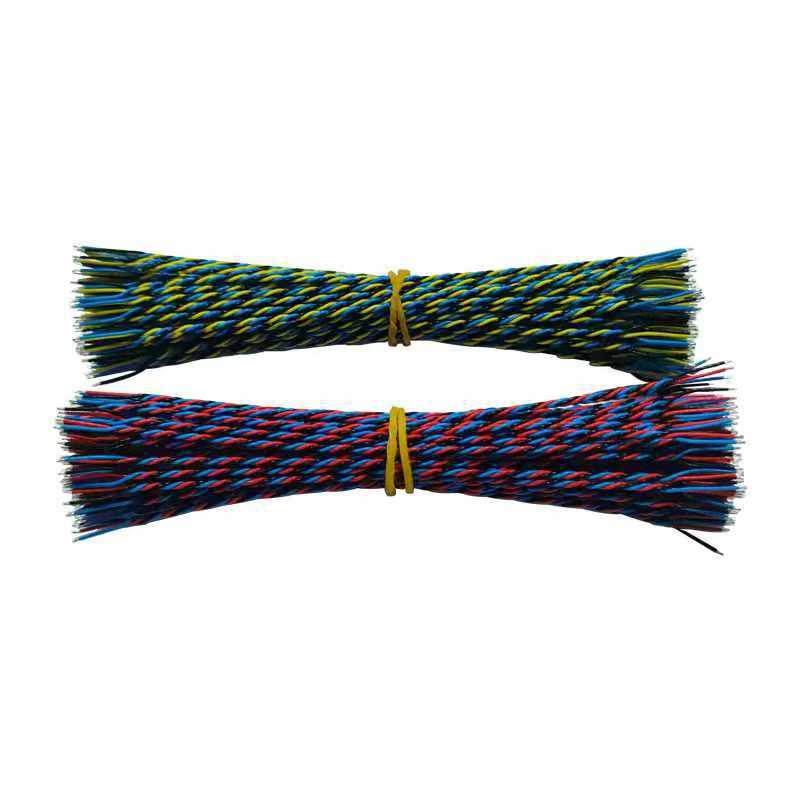 厂家生产供应加工10064/28铁氟龙高温线带绞麻花绞线。