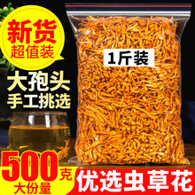 虫草花干货500g正品散装北虫草蛹虫草金虫草另售优选野生煲汤料