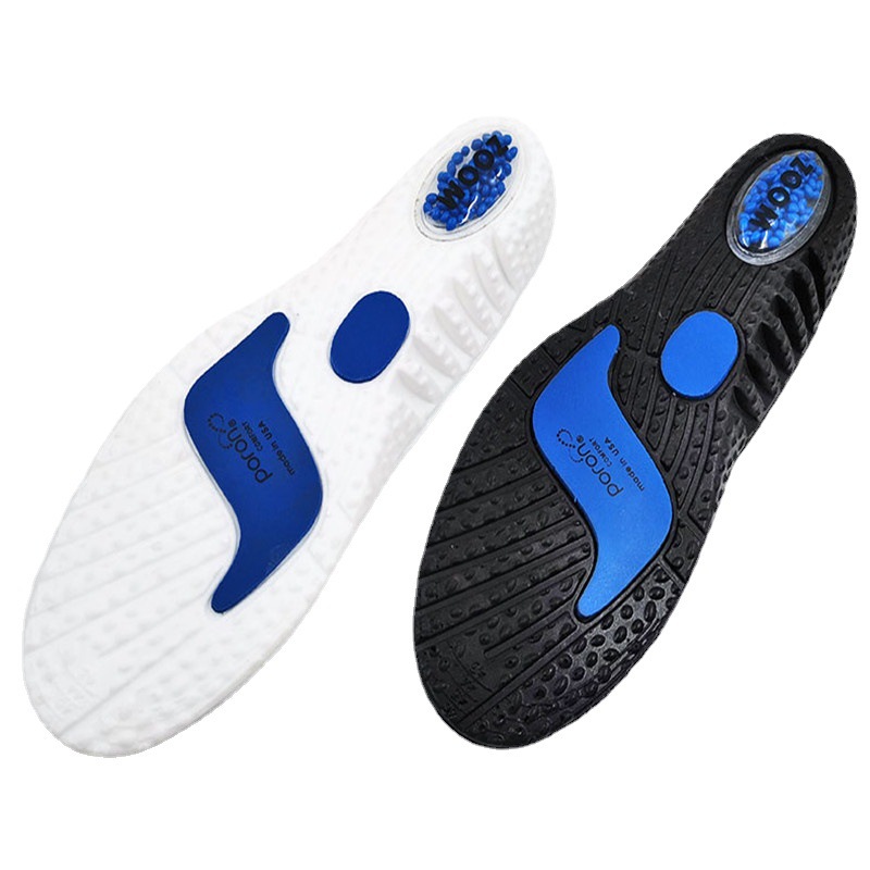 Boost plantilla personalizada etiquetada para hombres alta elasticidad amortiguador transpirable absorción de sudor suave estación larga ultra suave cojín de aire zoom deporte