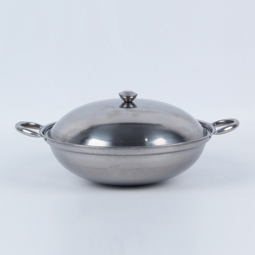 Manufacturer wholesale stainless steel bar pot thickened alcohol pot spill-proof bar pot dry pot small hot pot alcohol stove