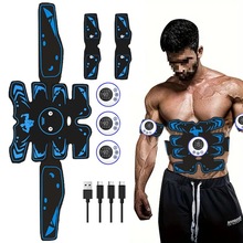 智能ems健腹仪腰带腹部训练器家用运动甩脂机懒人健身器材腹肌贴