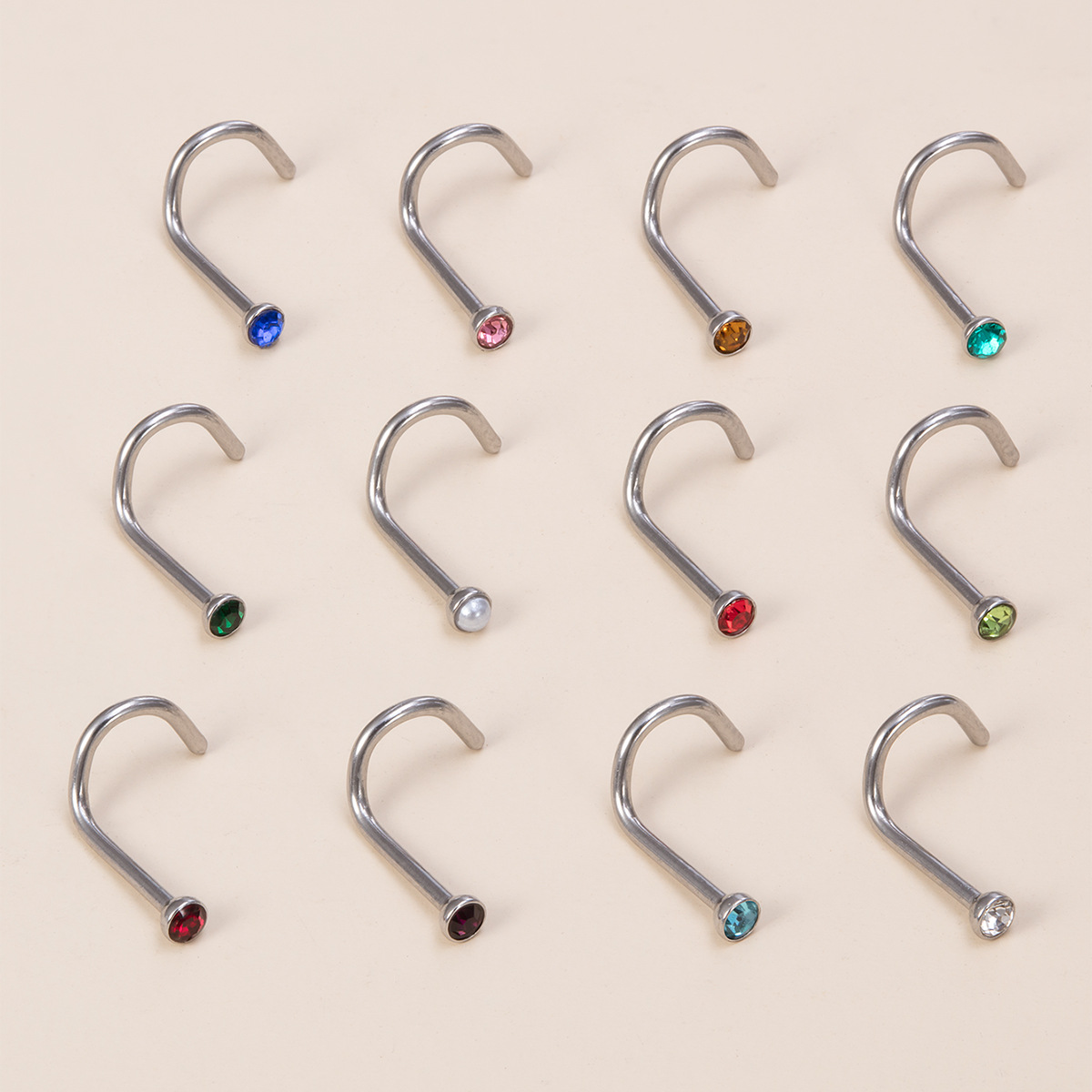 nose piercing stainless steel