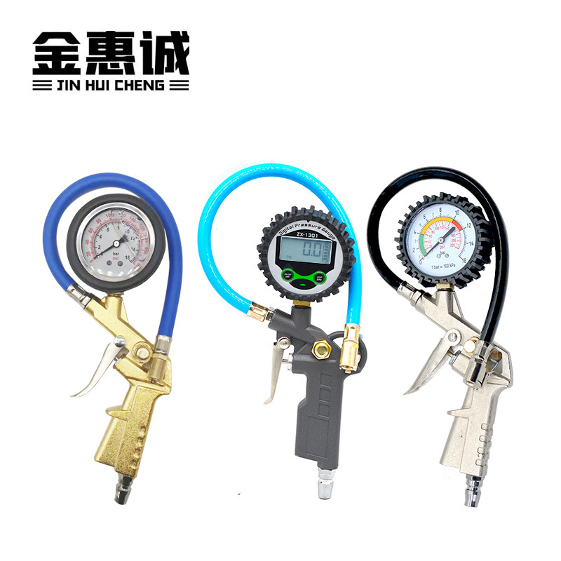 胎压表气压表高精度带充气汽车轮胎压监测器数显胎压计加气打气
