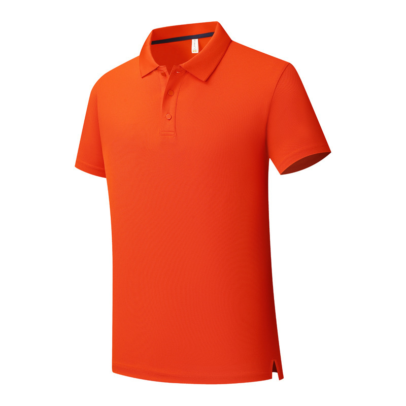Polo de manga corta de seda helada con solapa, camiseta personalizada para empresa, ropa de trabajo con logotipo bordado, uniforme de fábrica de moda, para hombre, verano.