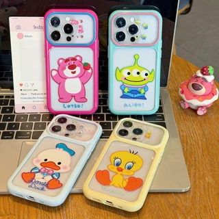 卡通草莓熊唐老鸭适用苹果18promax手机壳iPhone17pro新款女16/15