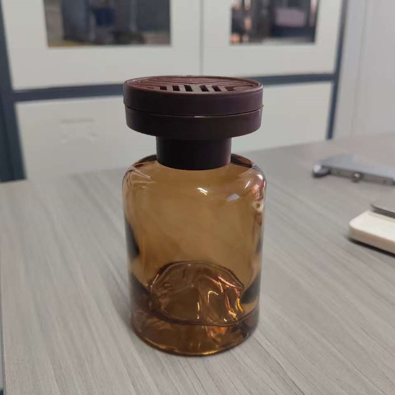 香薰瓶空瓶车载玻璃瓶盖子喷漆透明瓶子高档爆款新品家居香薰瓶|undefined