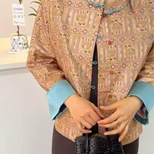 蜀锦TY068大象纳福喜乐顺遂提花面料 工厂现货